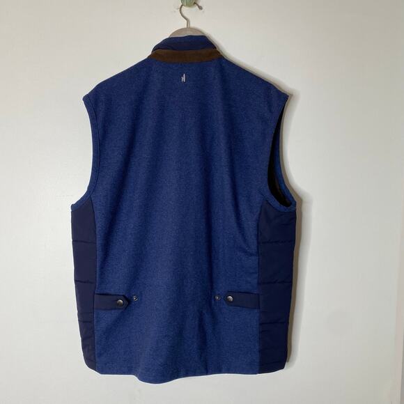 JOHNNIE-O Savard Full Zip Puffer Vest in Twilight Blue Size XL - Picture 9 of 11